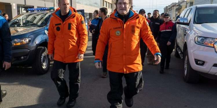 Visita de Milei a la Antártida