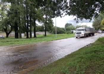 LLuvia copiosa y sostenida durante toda la noche. Una postal que se repite en una vasta región