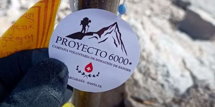 Carcarañense en el Aconcagua