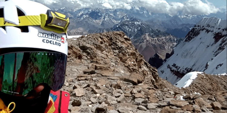 Carcarañense en el Aconcagua