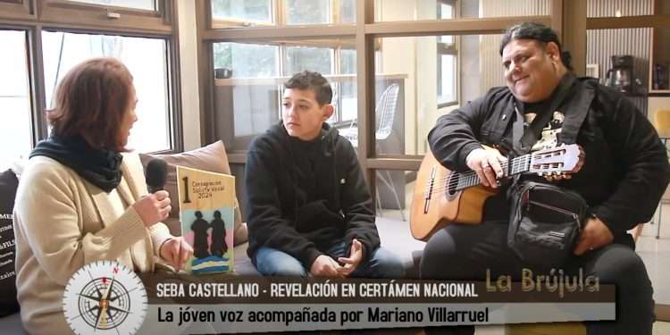 Seba Castellano: premio consagración solista vocal.