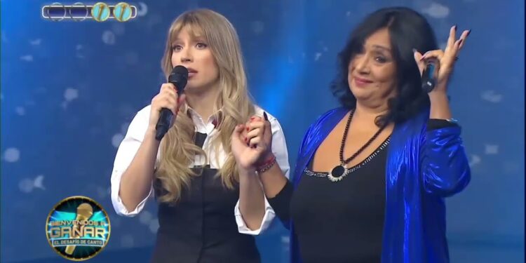 Moni Bustos brilló en «Bienvenidos a ganar», el certamen de canto de Canal 9