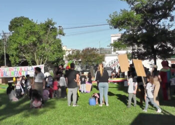 Caravana de la Iglesia Evangélica por el Día Mundial contra el Abuso Infantil