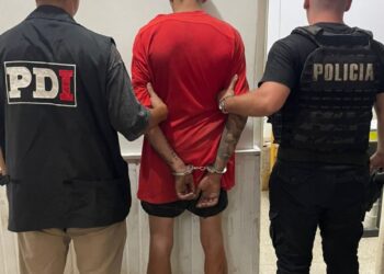 Triple robo y heridas de arma de fuego: delincuente aprehendido tras activarse dispositivos de seguridad.