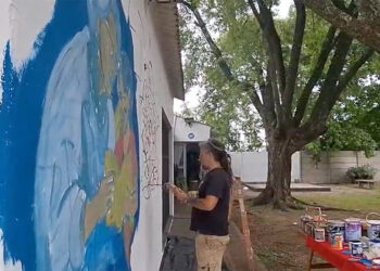 Lisandro Urteaga realizará un mural en la Biblioteca Pablo Pizzurno