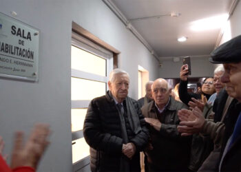 Una caricia al alma: El Hogar de Ancianos Dr. C. Goytía reconoce a un colaborador de la primera hora