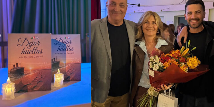 Julia Marcela Damiani presentó su primer libro, “Dejar huellas”